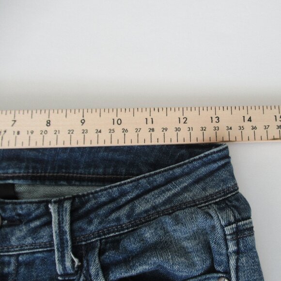 ELAN Womens Straight Jeans Semi Distressed, Stretch, Mid Rise, Sz Small - Picture 6 of 14